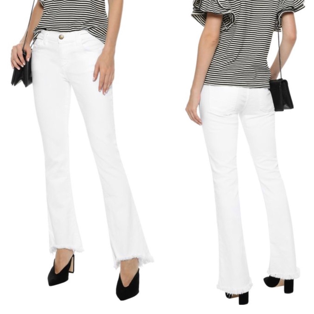 Current Elliott NEW Frayed Flip flop flare jeans - Picture 1 of 7